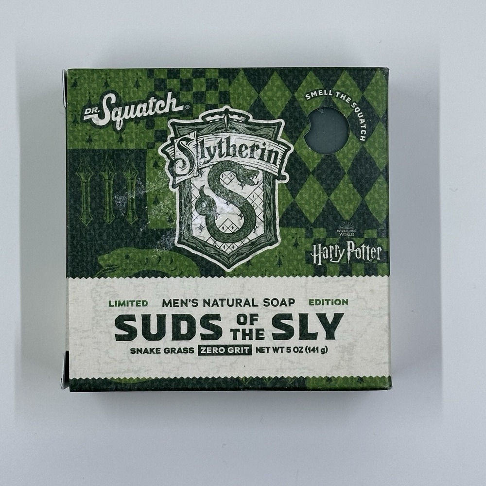 Slytherin Dr. Squatch Limited Edition Soap "Suds of The Sly"  (Harry Potter)